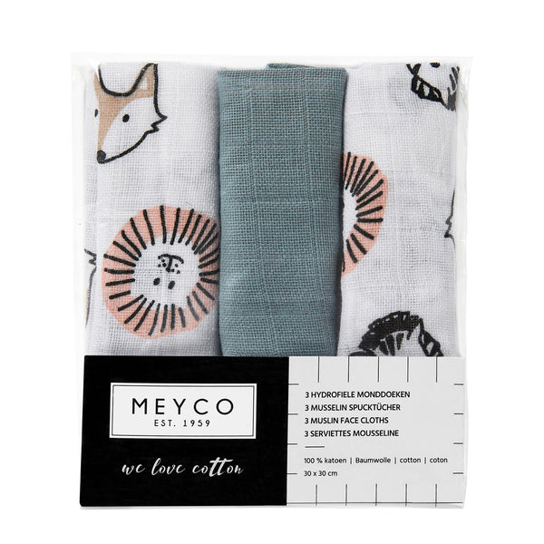 Meyco – Mrs. Keizer Louis Waschlappen – 3er-Pack (Kopie)