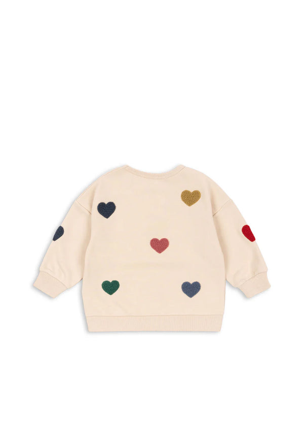 Konges Sløjd - Sweat-shirt Heart - Stripe (copie)