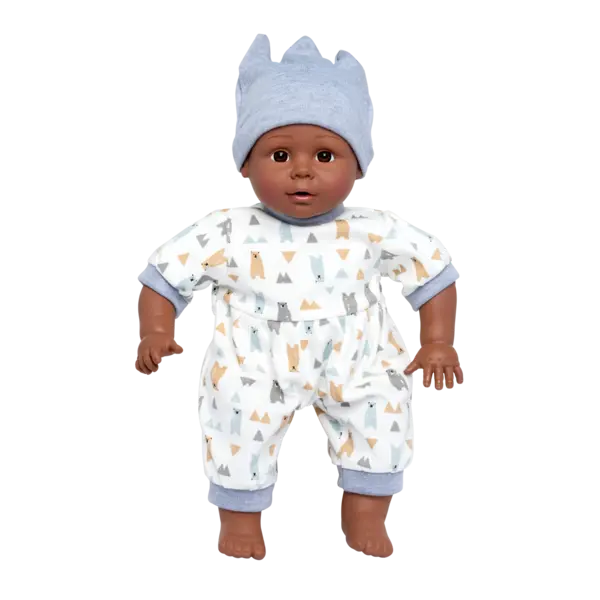 Mamamemo - Spielpuppe - Luca mit Kleidung - 40 cm