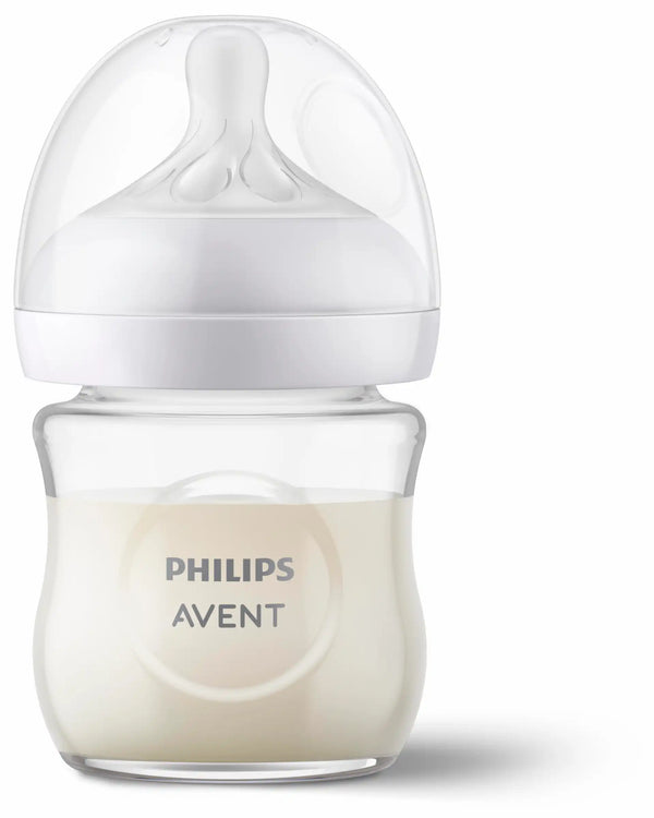 Philips Avent -Natural 3.0 zuigfles -120 ml - Glas, Babyflessen, Philips Avent, Keekabuu
