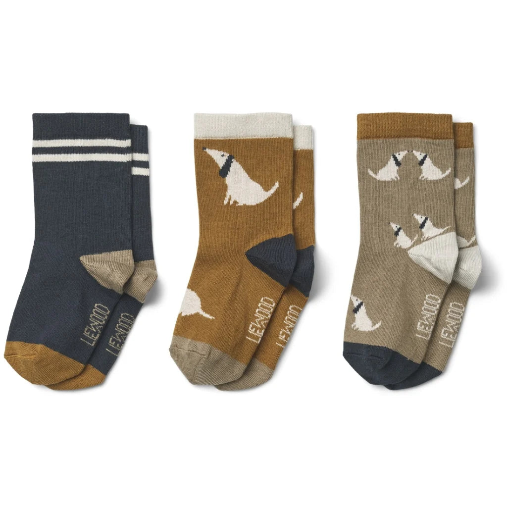 Liewood - Sokken Silas (3 pack), Sokken, Liewood, Keekabuu