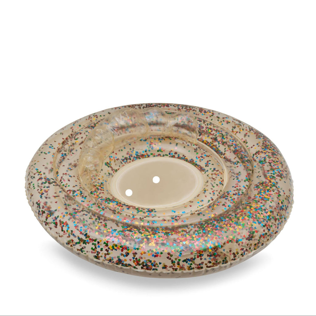 Konges Slojd -Zwemring  Zwemband Baby - Multi Heart Transparant -  1-2 jaar