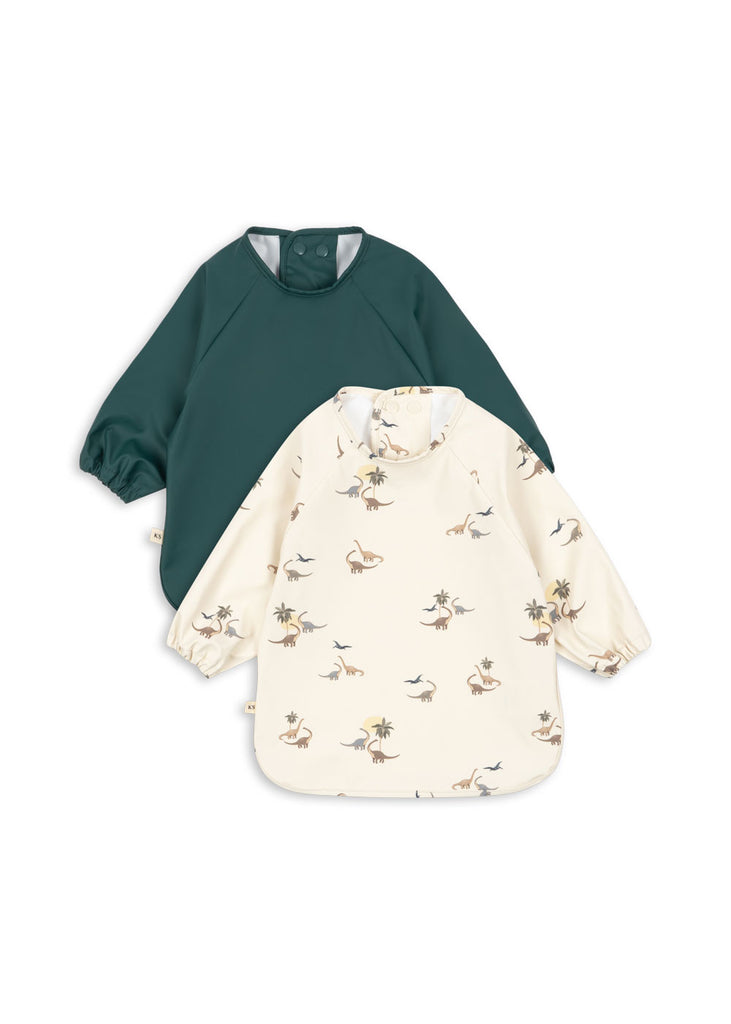 Konges Slojd - Slabbetje  met Lange Mouwen (2 stuks), Slabbetjes, Konges Slojd, Keekabuu