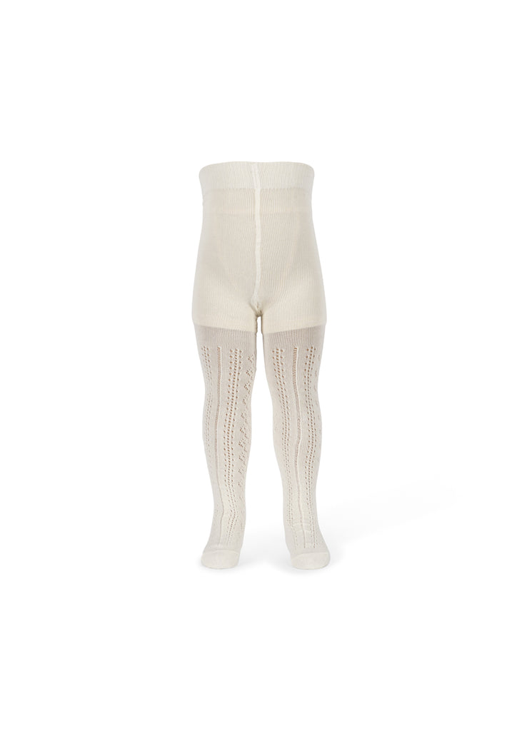 Konges Slojd - Wool Tights - Wool Pointelle - Off-White