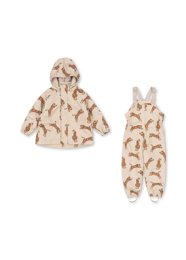 Konges Slojd - Raincoat set Rainy Palme (2-piece)