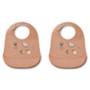 Liewood - Tilda Silicone Slabbetje (set van 2), Slabbetjes, Liewood, Keekabuu
