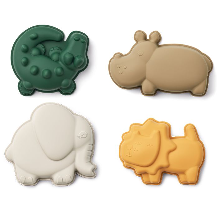 Liewood  - Siliconen Zandvormpjes - Gill, Zandvormen, Liewood, Keekabuu