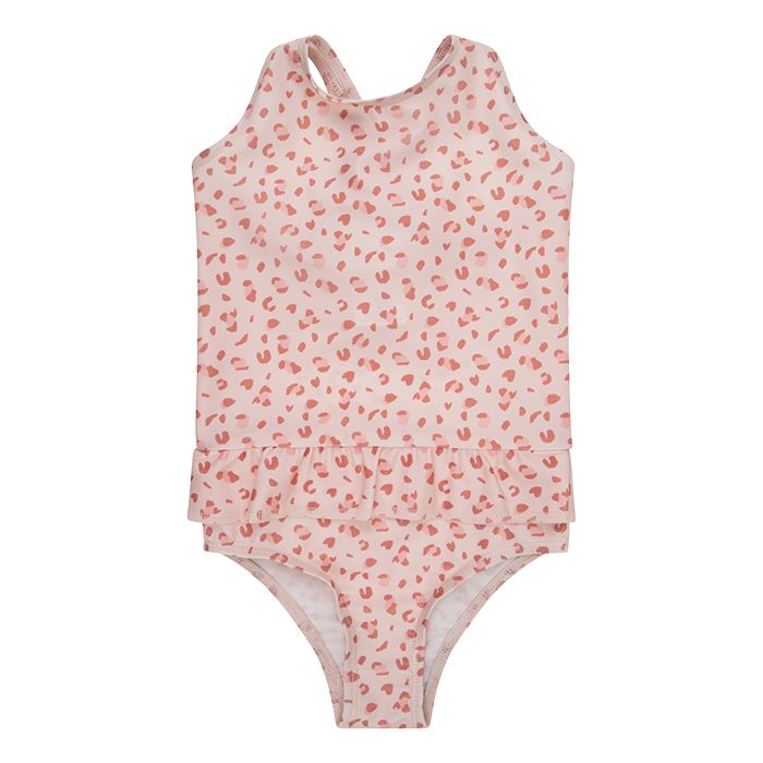 Swim Essentials -Meisjes Badpak Old Pink Panterprint, Badpakken, Swim Essentials, Keekabuu
