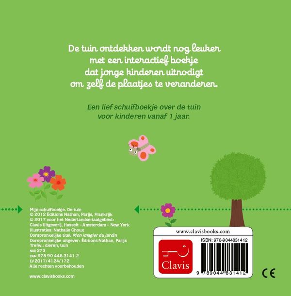 Clavis - De tuin Mijn schuifboekje, Peuterboeken, Clavis, Keekabuu
