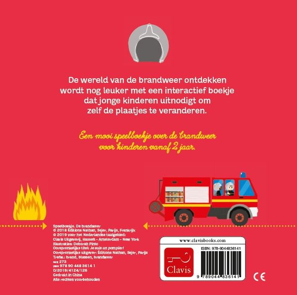 Clavis - De Brandweer Speelboekje, Kinderboeken, Clavis, Keekabuu