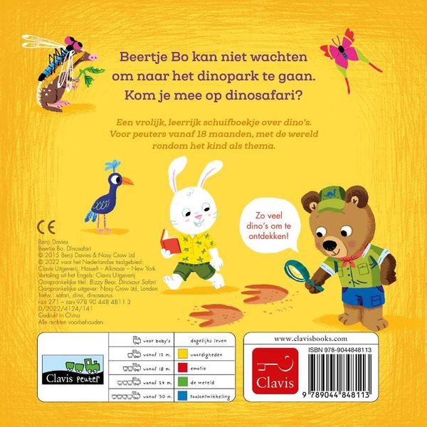 Clavis - Dinosafari, Peuterboeken, Clavis, Keekabuu