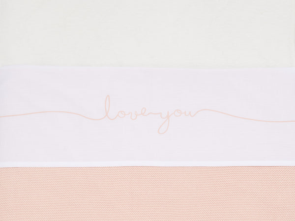 Jollein - Love you Wieglaken | Pale Pink, Lakens, Jollein, Keekabuu