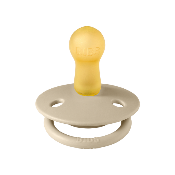 BIBS -  De Lux Siliconen Fopspeen  (2 stuks)  Vanilla/Dark Oak, Fopspenen, Bibs, Keekabuu