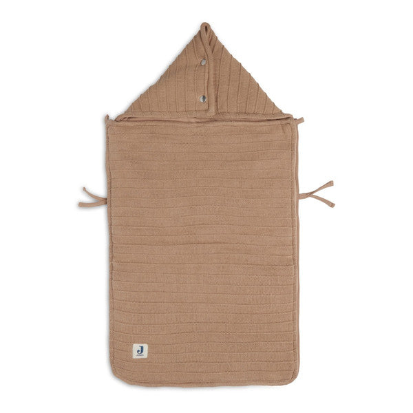 Jollein -  Voetenzak groep 0+ 3/5 punts - Pure Knit Biscuit, , Keekabuu, Keekabuu