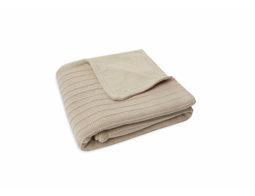 Jollein - Wiegdeken  Velvet Pure Knit GOTS, Dekens, Jollein, Keekabuu