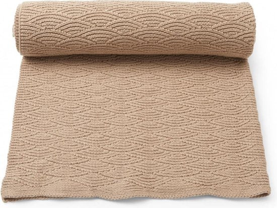 Konges Sløjd - Gebreide Katoenen Deken met ajourtricot, Baby Deken, Konges Slojd, Keekabuu