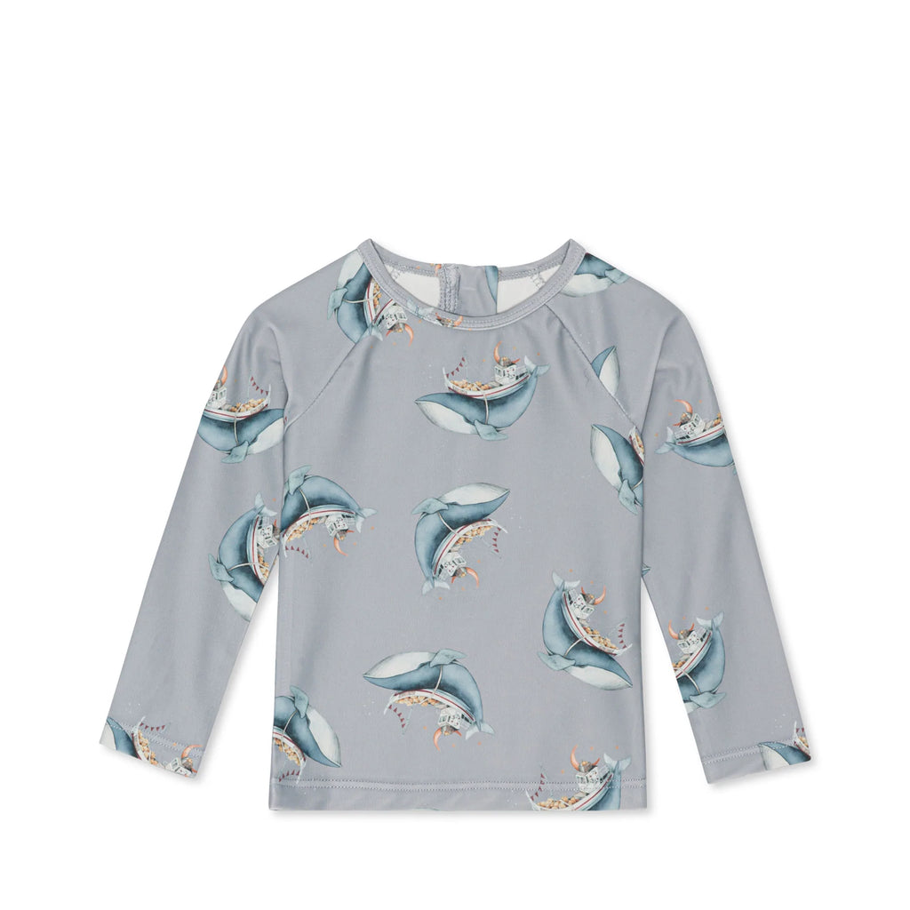 Konges Sløjd  - Zwemshirt  Aster  Whale Boat, Zwemshirt, Konges Slojd, Keekabuu