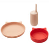 Liewood - Siliconen Serviesset Nathan (Set van 3), Kinderserviesset, Liewood, Keekabuu