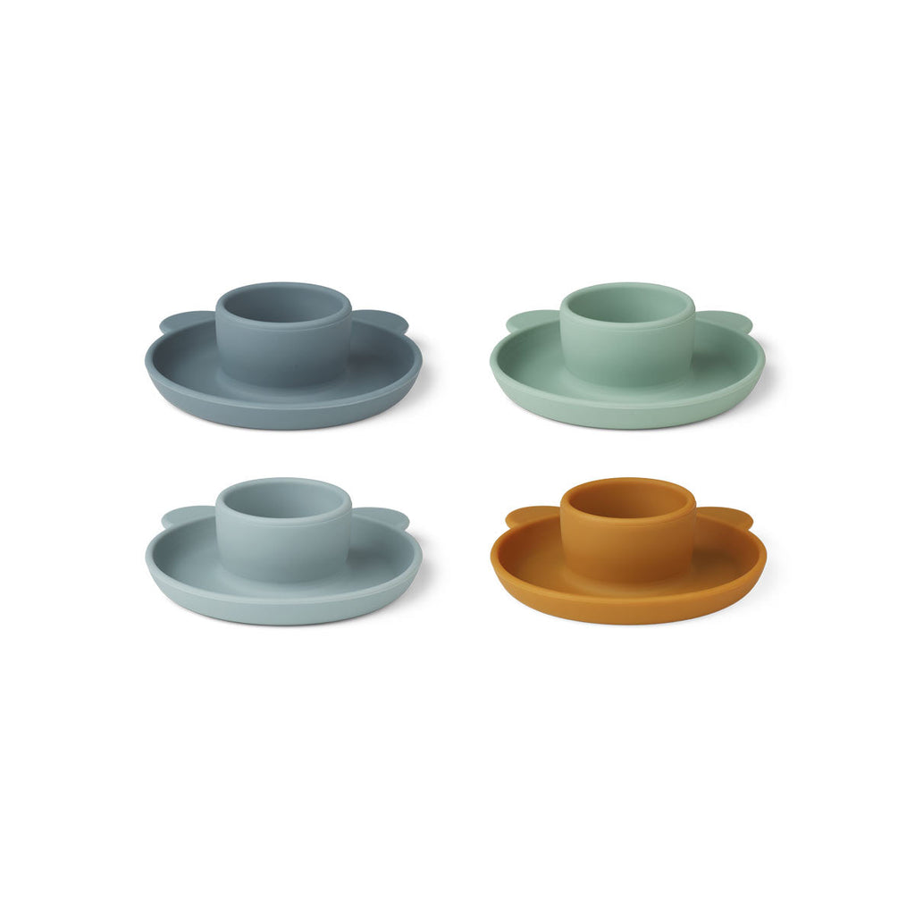 Liewood - Eierdopjes Janus (4 stuks) - silicone, Eierdopjes, Liewood, Keekabuu