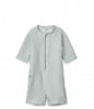 Liewood - Max Seersucker  Zwem Onesie   - YD Stripe Sea Blue White, Zwemkleding, Liewood, Keekabuu