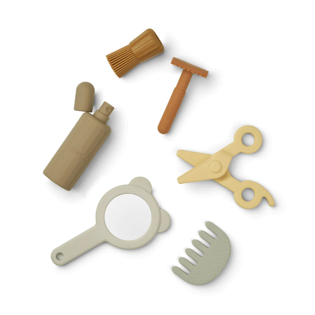 Liewood -  Kappersset speelgoed  Freddie - Almond Mix, , Liewood, Keekabuu