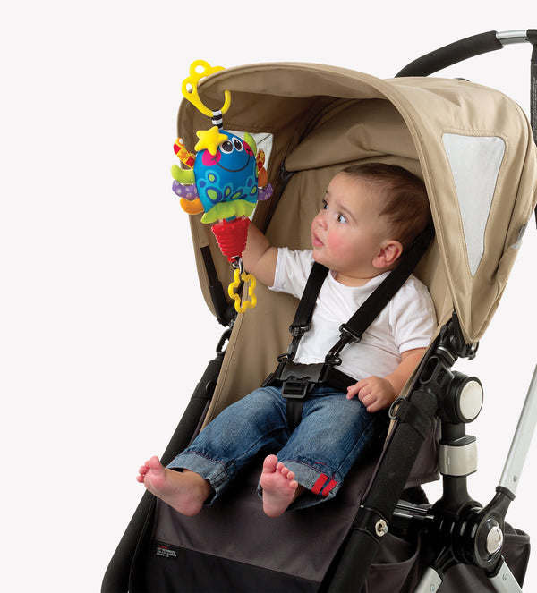 Playgro -  Muziek Hangspeeltje Octopus, Kinderwagen speelgoed, Playgro, Keekabuu