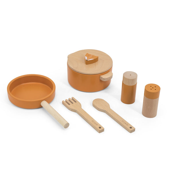 Trixie - Houten Kookset, Houten speelgoed, Trixie, Keekabuu