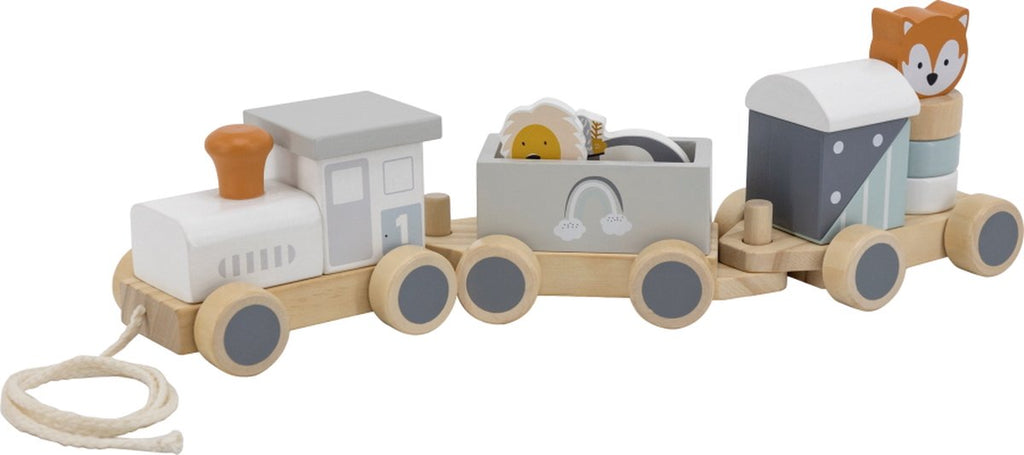 Tryco - Houten Dierentrein, Houten speelgoed, Tryco, Keekabuu