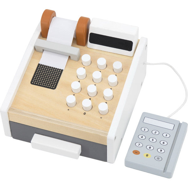 Tryco - Houten Kassa met Pinautomaat, Houten speelgoed, Tryco, Keekabuu