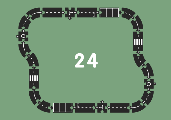 WaytoPlay - Snelweg (24-delig) - Speelgoed en Cadeaus