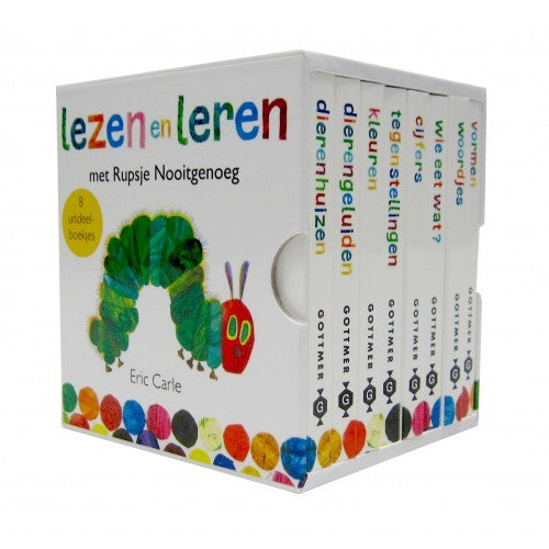 Gottmer Kinderboeken - Lezen en Leren met Rupsje Nooitgenoeg  Uitdeelboekjes (8 stuks), Peuterboeken, Gottmer, Keekabuu