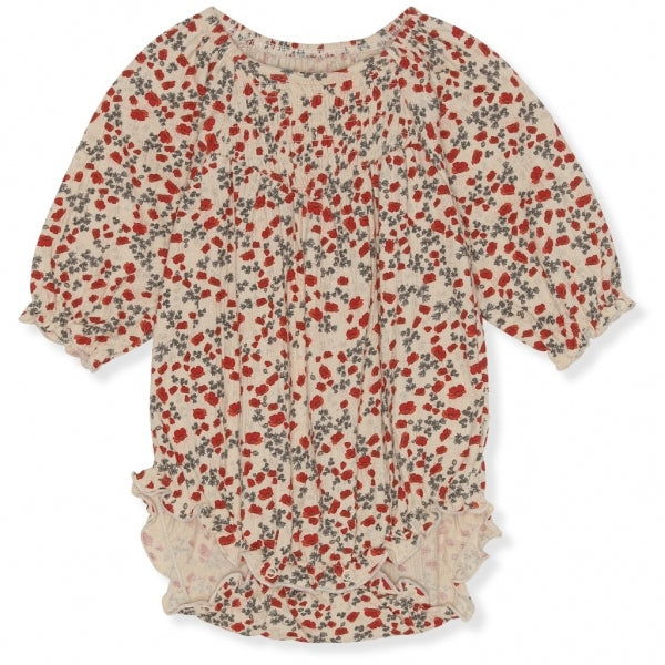 Konges Sløjd  - Chleo Romper van biologisch katoen met print, Rompertjes, Konges Slojd, Keekabuu