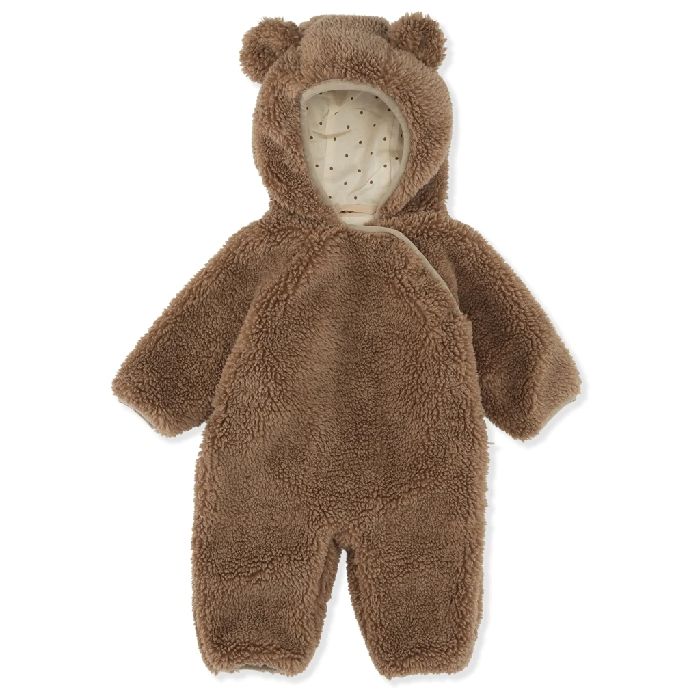 Konges Slojd - Teddy Onesie Grizz - 12 M, Jassen, Konges Slojd, Keekabuu