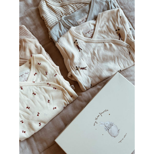 Konges Sløjd - Newborn overslagrompers - Nuevo strong man - 3 pack, Rompers, Konges Slojd, Keekabuu