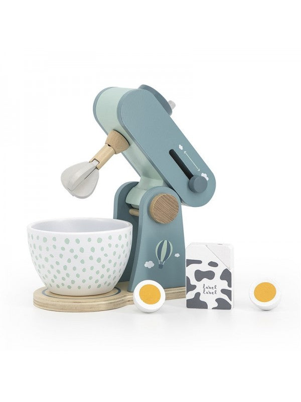 Label Label - Houten Keukenmixer Set - Keukenrobot, Houten speelgoed, Label Label, Keekabuu