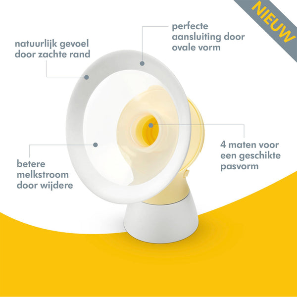 Medela - Personal Fit Flex - Borstschildenset, 2 stuks, maat L (27 mm), Borstverzorgingsproducten, Medela, Keekabuu