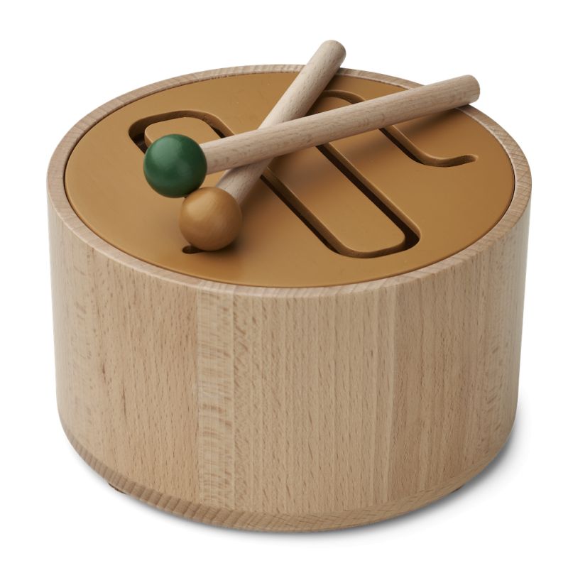 Liewood - Houten Trommel Pete, Houten speelgoed, Liewood, Keekabuu