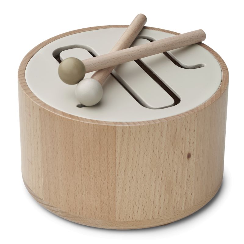 Liewood - Houten Trommel Pete, Houten speelgoed, Liewood, Keekabuu