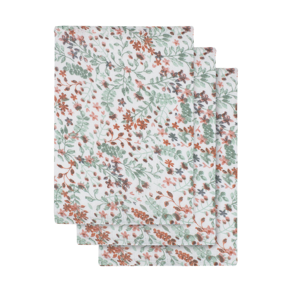 Jollein - Hydrofiele Washandjes 3 pack, Washandjes, Jollein, Keekabuu