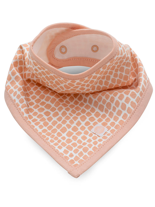 Jollein - Slabbetje Bandana Snake | Pale Pink 2 Stuks, Slabbetjes, Jollein, Keekabuu